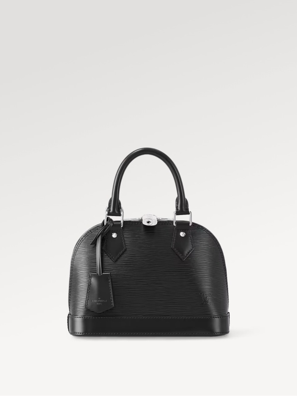Louis Vuitton Black Epi Alma Small Satchel